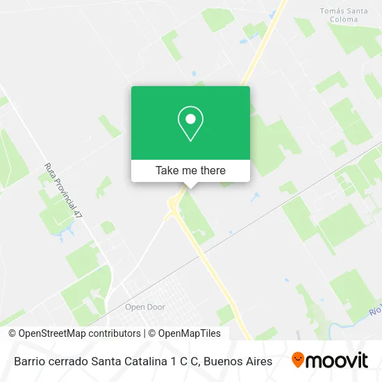 Barrio cerrado Santa Catalina 1 C  C map