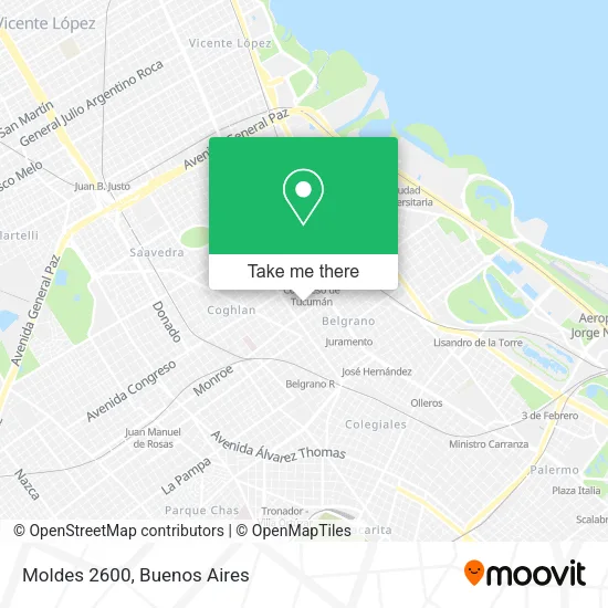 Moldes  2600 map