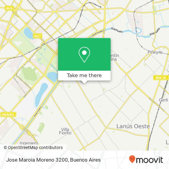 Mapa de Jose Maroia Moreno 3200