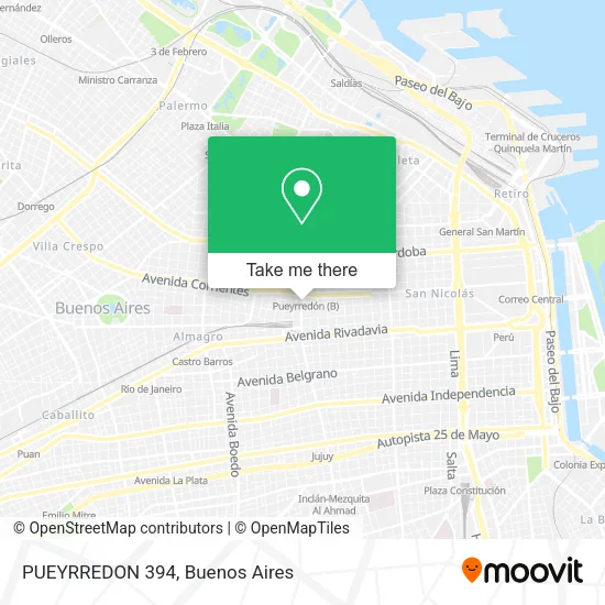 Mapa de PUEYRREDON  394