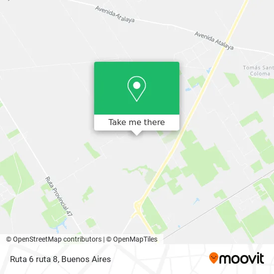 Mapa de Ruta 6 ruta 8