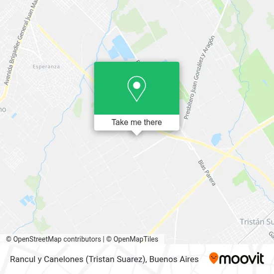 Rancul y Canelones (Tristan Suarez) map