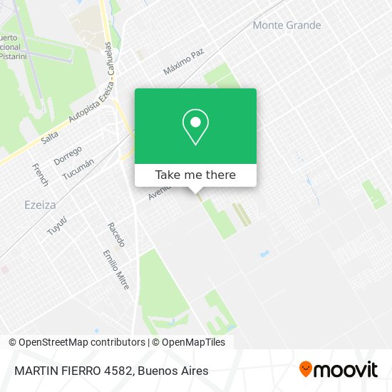 MARTIN FIERRO 4582 map