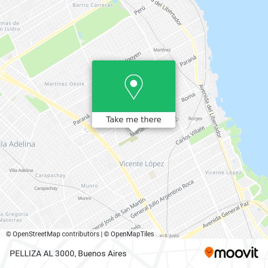 Mapa de PELLIZA AL 3000