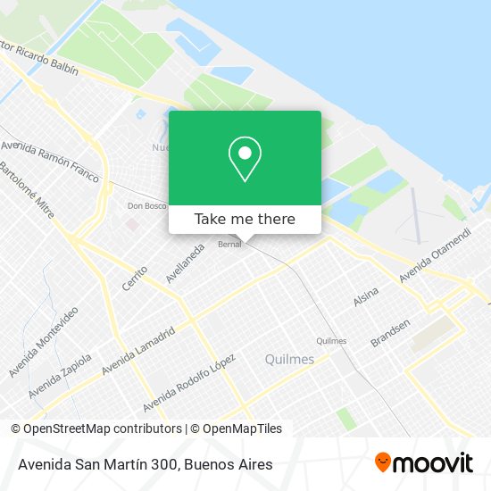 Avenida San Martín 300 map