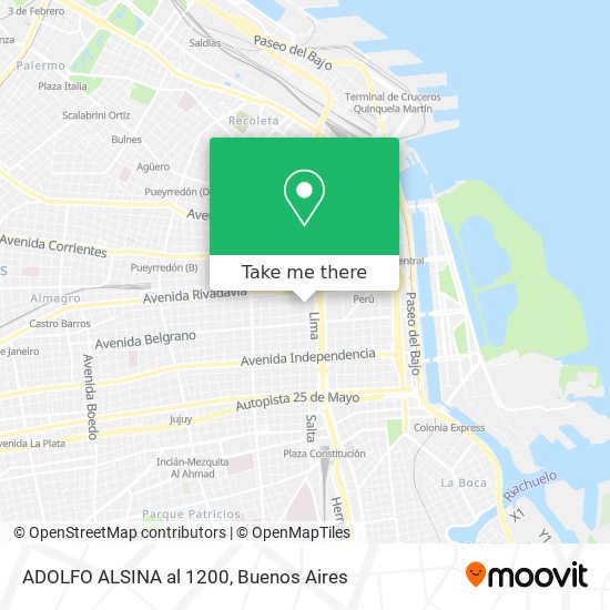 Mapa de ADOLFO ALSINA al 1200