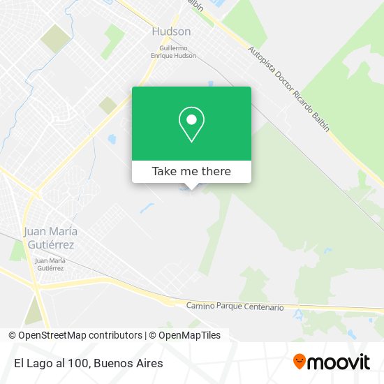 Mapa de El Lago al 100