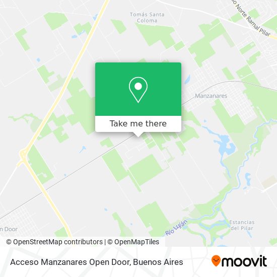 Mapa de Acceso Manzanares Open Door