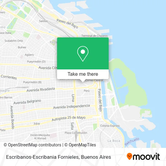 Mapa de Escribanos-Escribania Fornieles