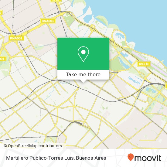 Mapa de Martillero Publico-Torres Luis