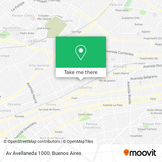Av  Avellaneda 1000 map