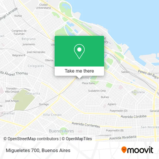 Migueletes 700 map