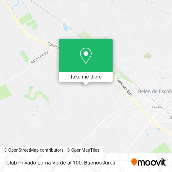 Mapa de Club Privado Loma Verde al 100