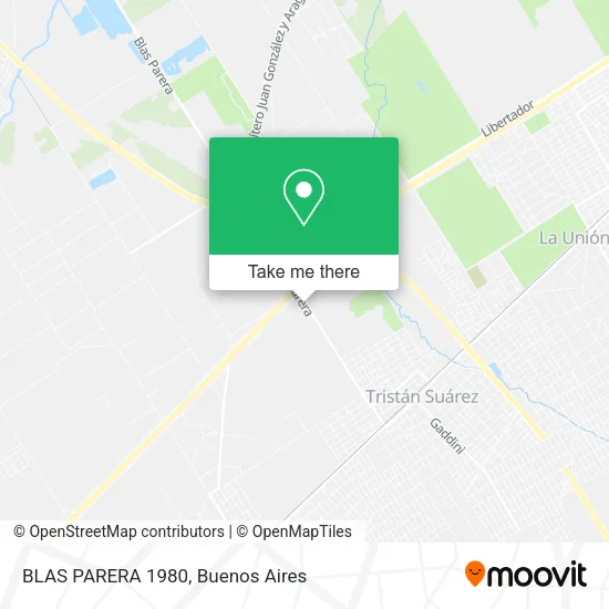 BLAS PARERA 1980 map
