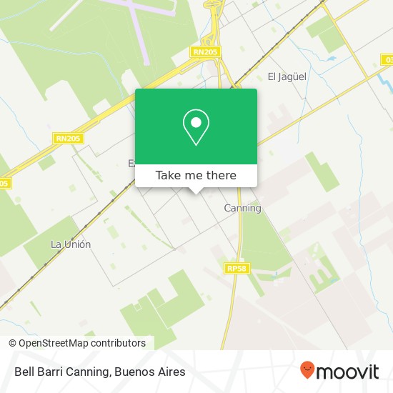 Bell Barri Canning map