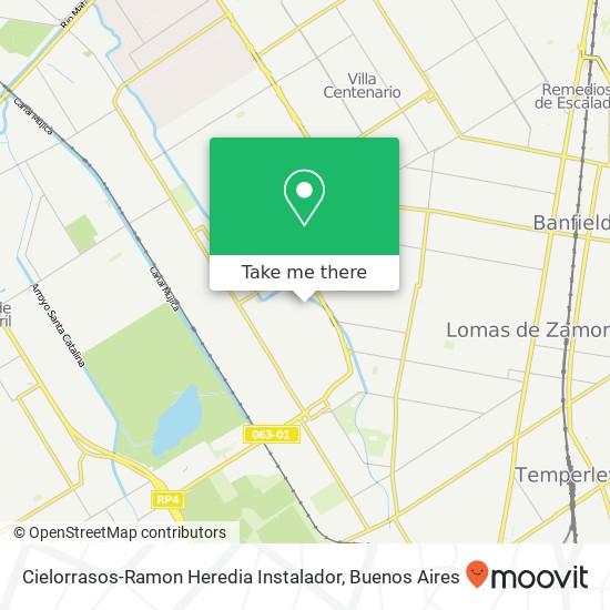 Cielorrasos-Ramon Heredia Instalador map