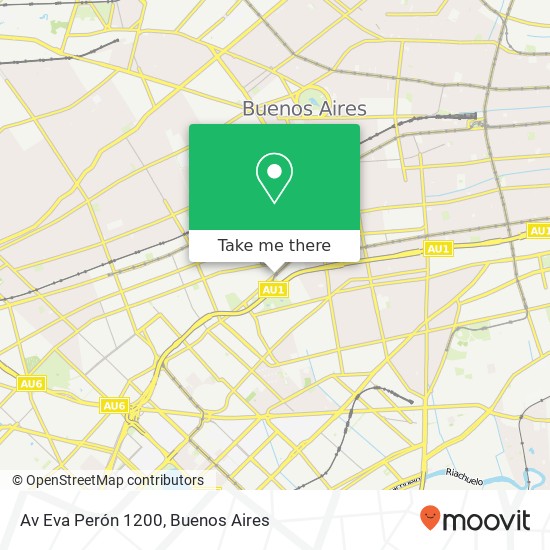 Av  Eva Perón 1200 map