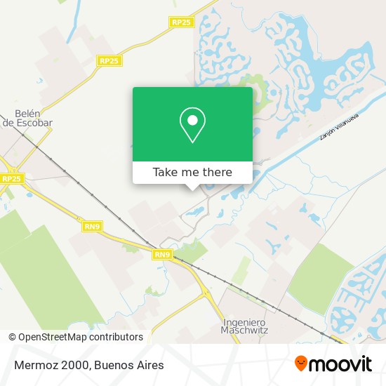 Mermoz 2000 map