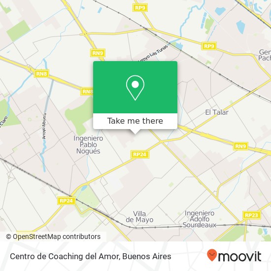 Centro de Coaching del Amor map