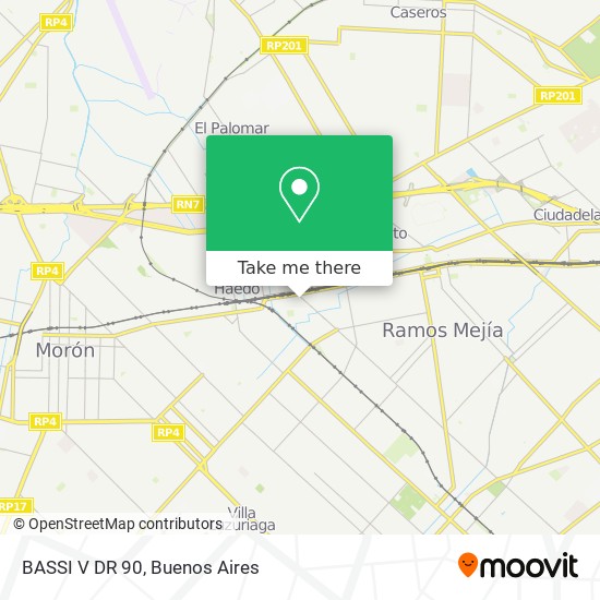 BASSI  V DR 90 map