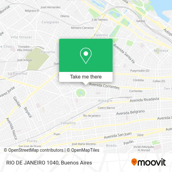 RIO DE JANEIRO 1040 map