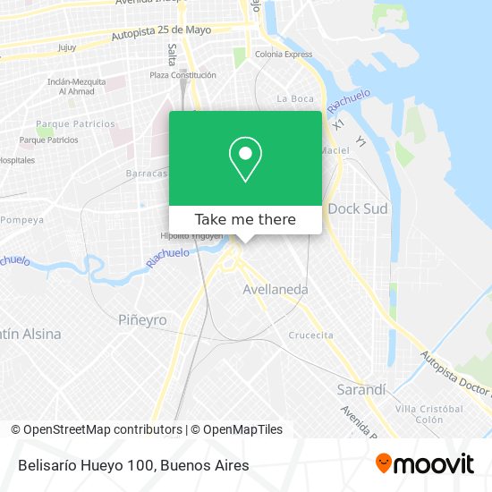 Mapa de Belisarío Hueyo 100