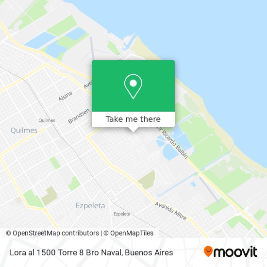 Lora al 1500 Torre 8 Bro Naval map