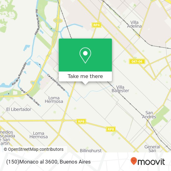 (150)Monaco al 3600 map