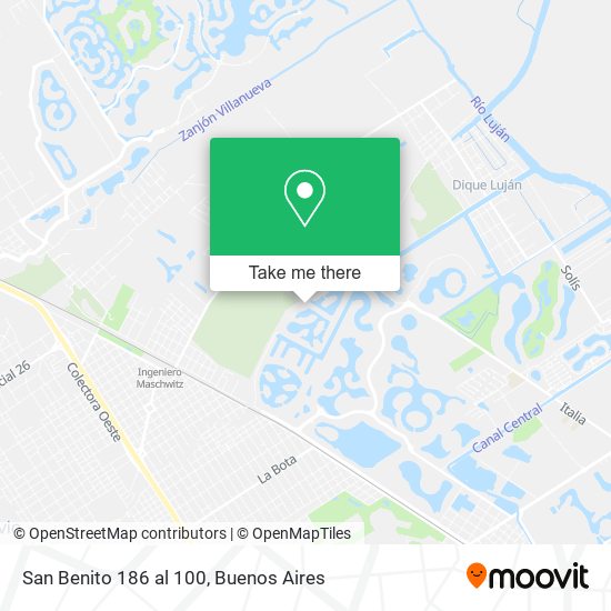 San Benito 186 al 100 map