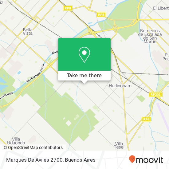 Marques De Aviles 2700 map