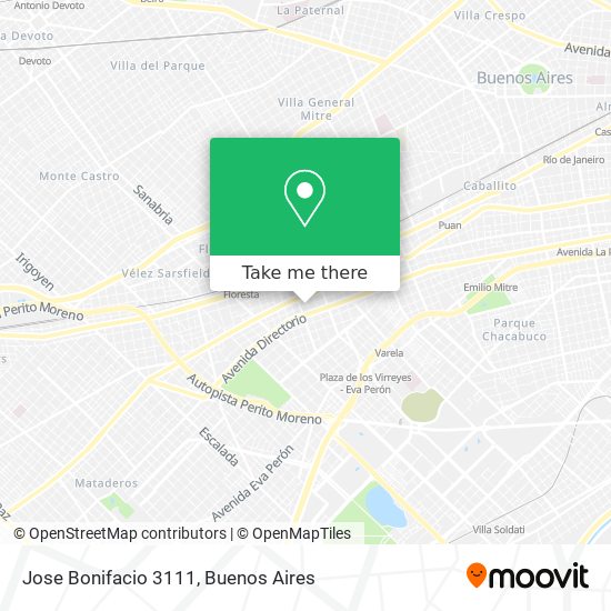 Jose Bonifacio 3111 map