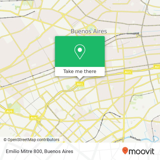 Emilio Mitre 800 map