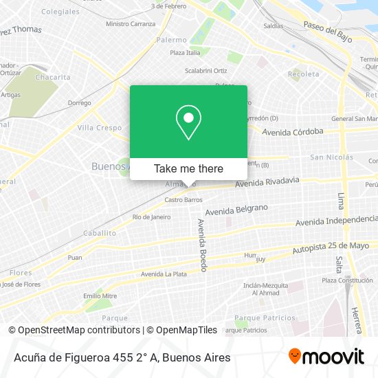 Acuña de Figueroa 455 2° A map