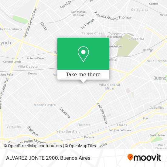 Mapa de ALVAREZ JONTE 2900