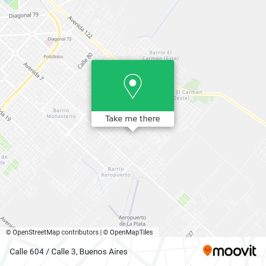 Calle 604 / Calle 3 map