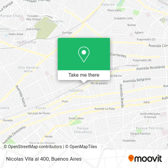 Nicolas Vila al 400 map