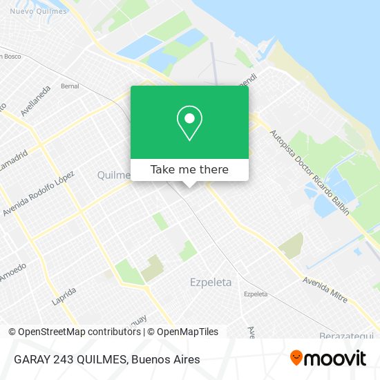 GARAY 243 QUILMES map