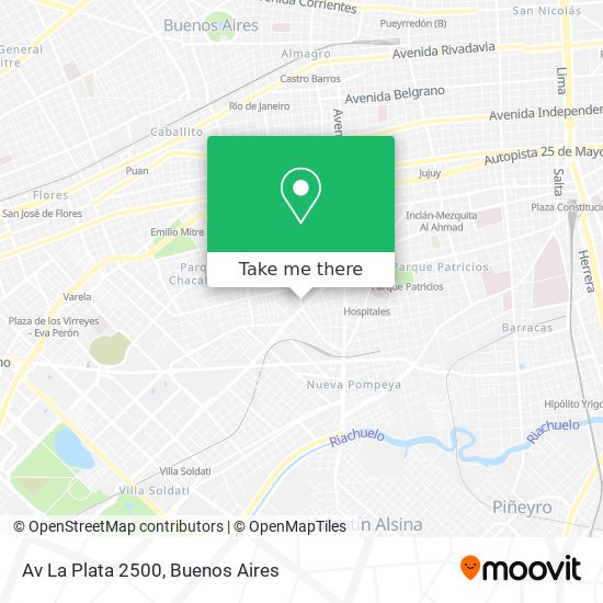 Av La Plata 2500 map