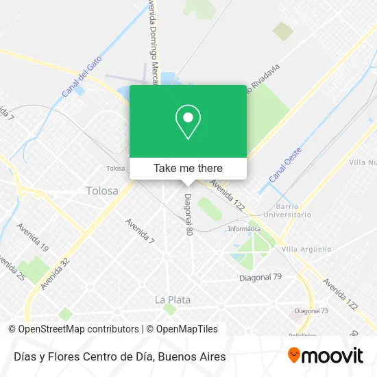 Días y Flores Centro de Día map