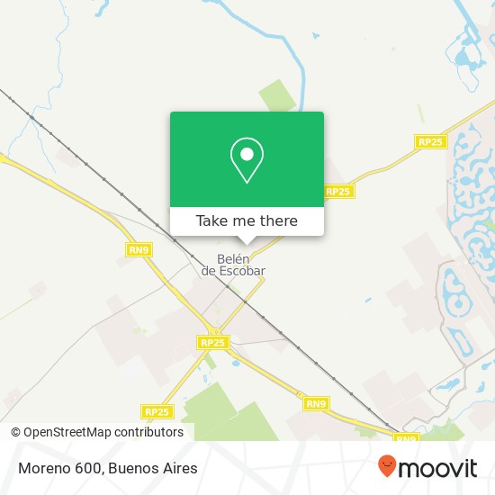 Moreno 600 map