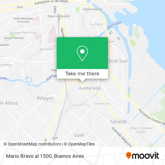 Mario Bravo  al 1500 map