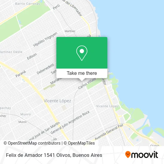 Mapa de Felix de Amador 1541  Olivos