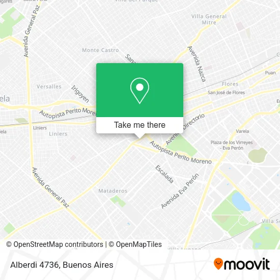 Alberdi 4736 map