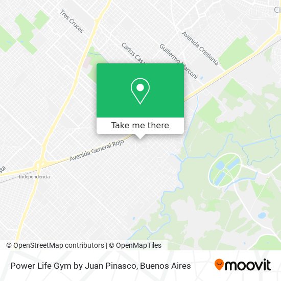 Power Life Gym by Juan Pinasco map