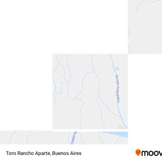 Toro Rancho Aparte map