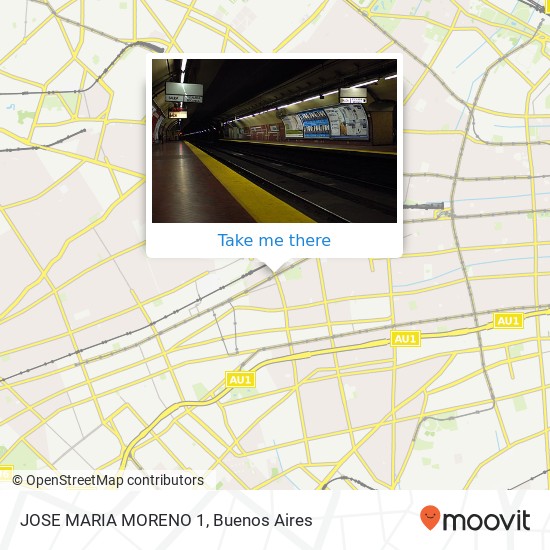 JOSE MARIA MORENO 1 map