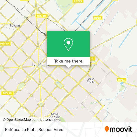 Estética La Plata map