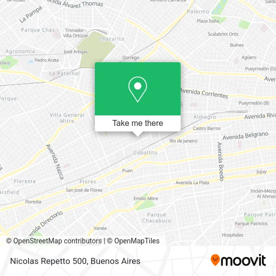 Mapa de Nicolas Repetto 500