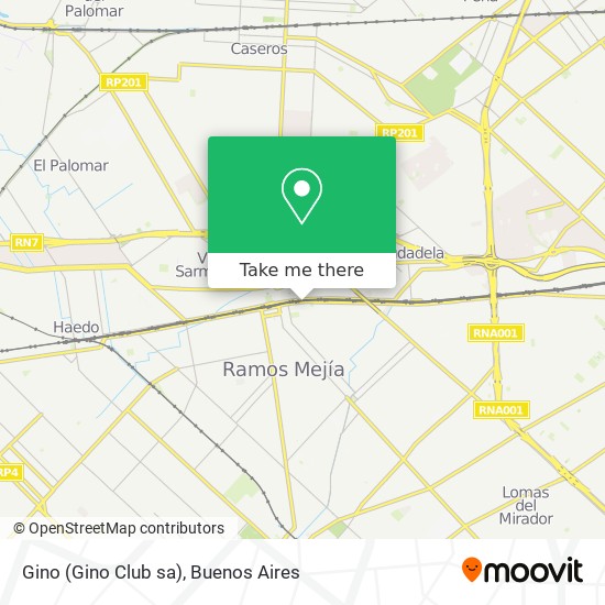 Mapa de Gino (Gino Club sa)