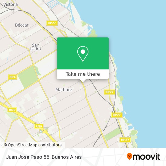 Juan Jose Paso 56 map